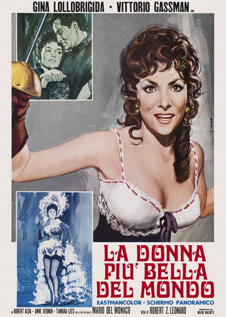 La donna più bella del mondo - Manifesto 1