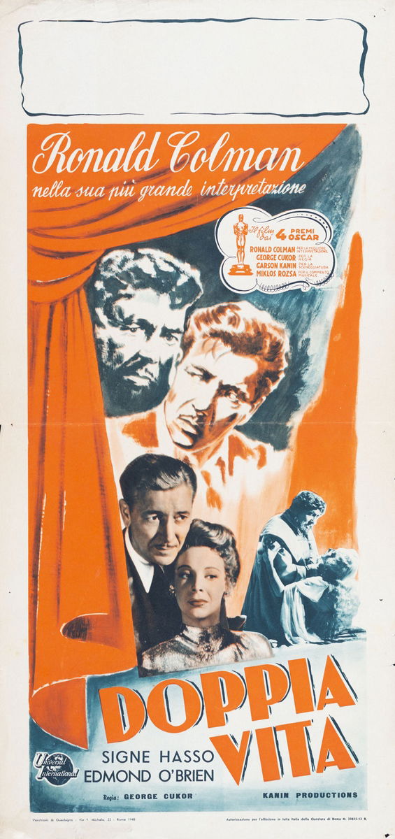 A Double Life - Lobby Card 1