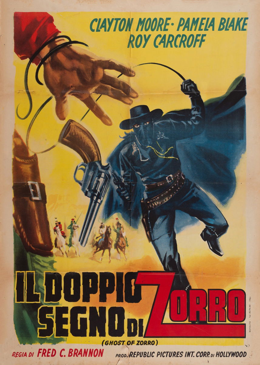 Il doppio segno di Zorro - Manifesto 1