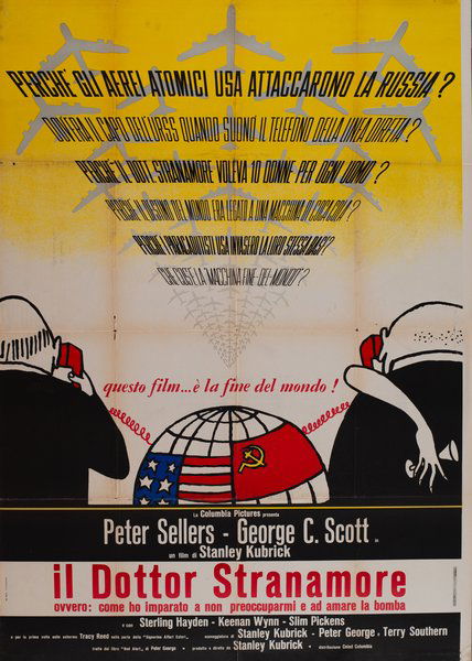 Il dottor Stranamore, ovvero: come ho imparato a non preoccuparmi e ad amare la bomba