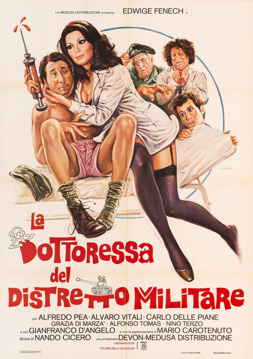 La dottoressa del distretto militare - Manifesto 1