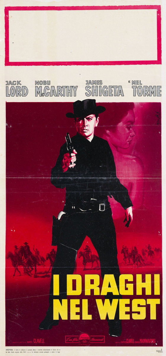 Locandina 2 per il film I draghi del West (1960), dipinto da Lorenzo Nistri (Enzo)