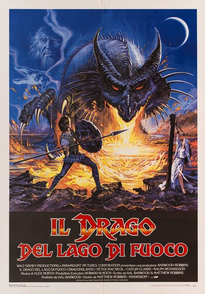 Il drago del lago di fuoco