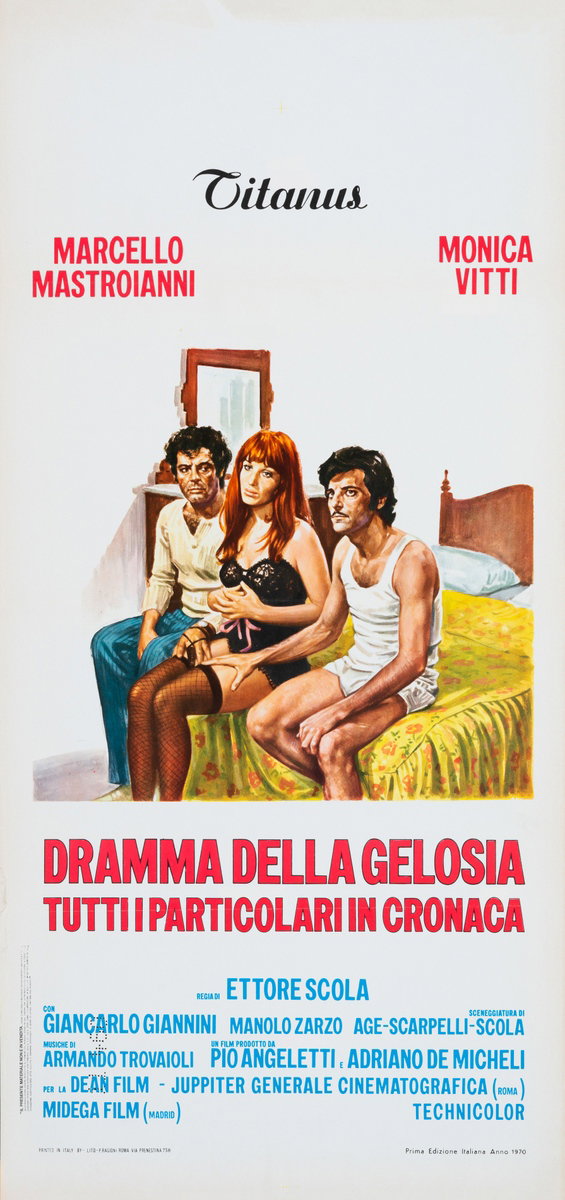 Locandina 2 per il film Dramma della gelosia (tutti i particolari in cronaca) (1970)