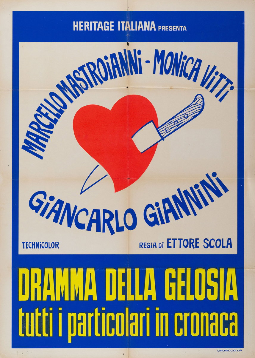Manifesto 2 per il film Dramma della gelosia (tutti i particolari in cronaca) (1970)