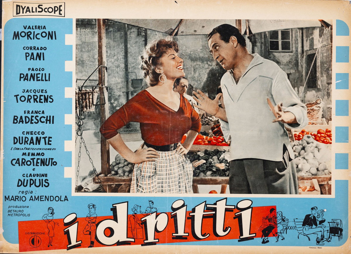 Lobby Card 2 for the film I dritti (1957)