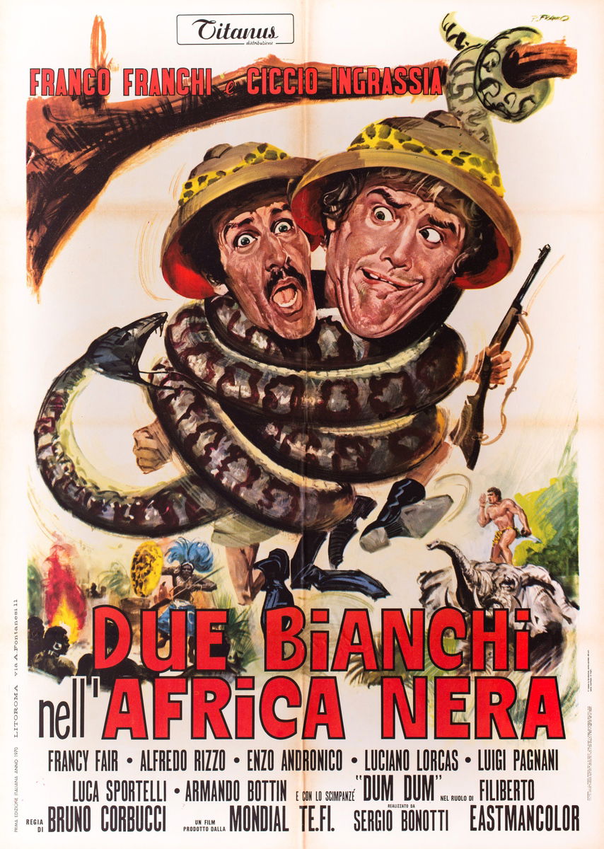 Due bianchi nell'Africa nera - Manifesto 1