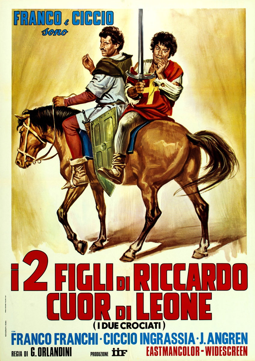 Manifesto 2 per il film I due Crociati (1968)