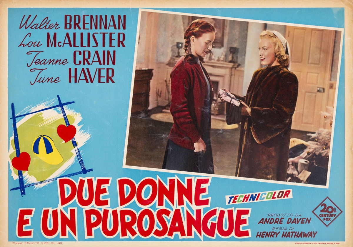 Due donne e un puro sangue - Fotobusta 1