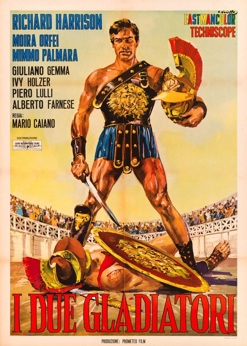 I due gladiatori - Manifesto 2
