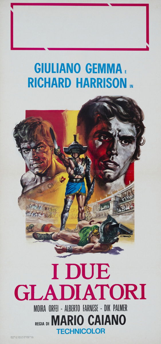 The Two Gladiators - Lobby Card 1