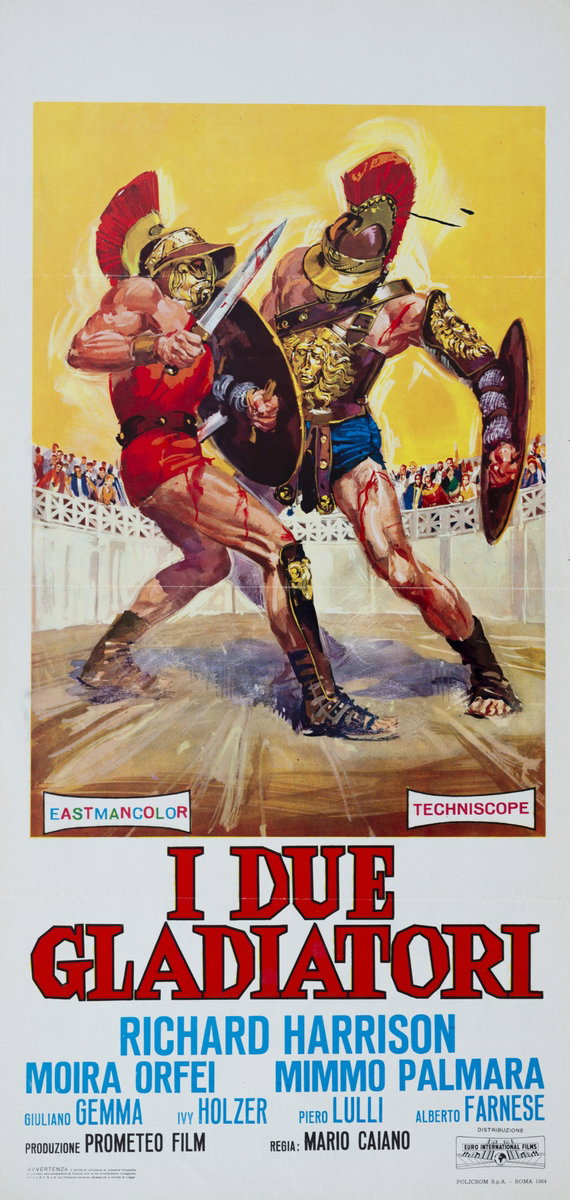 Locandina 2 per il film I due gladiatori (1964)