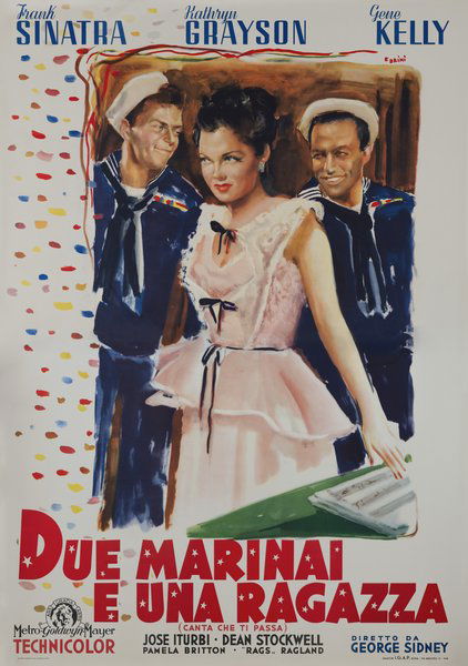 Due marinai e una ragazza