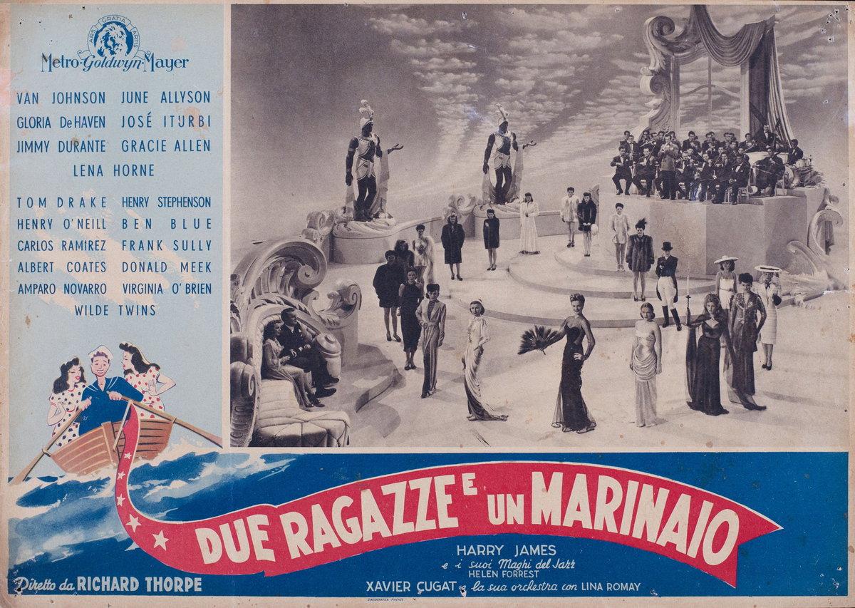 Fotobusta 2 per il film Due ragazze e un marinaio (1944)