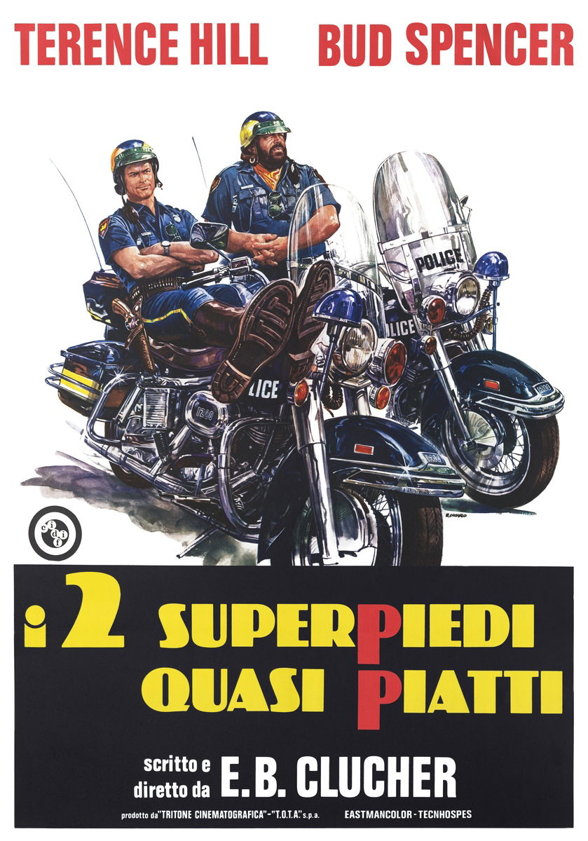I due superpiedi quasi piatti - Manifesto 1
