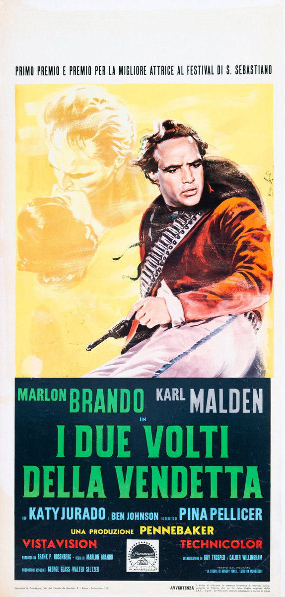Locandina 2 per il film I due volti della vendetta (1961), dipinto da Lorenzo Nistri (Enzo)