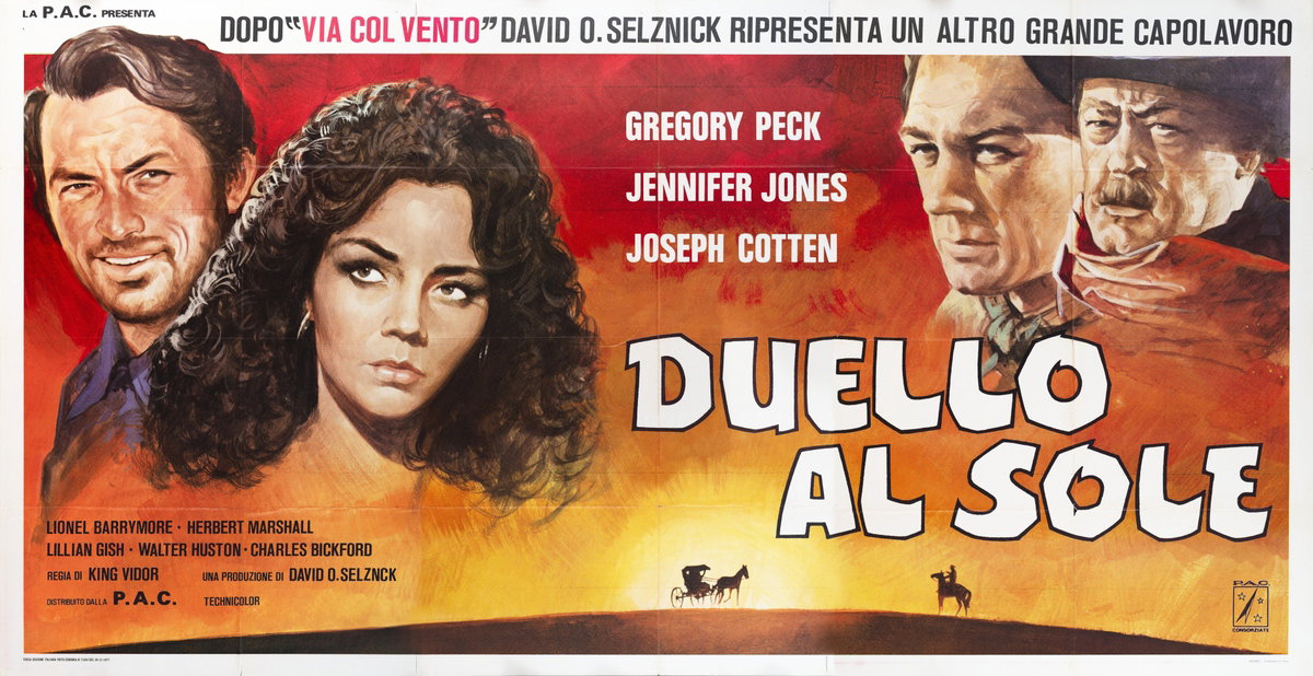 Manifesto 2 per il film Duello al sole (1946)