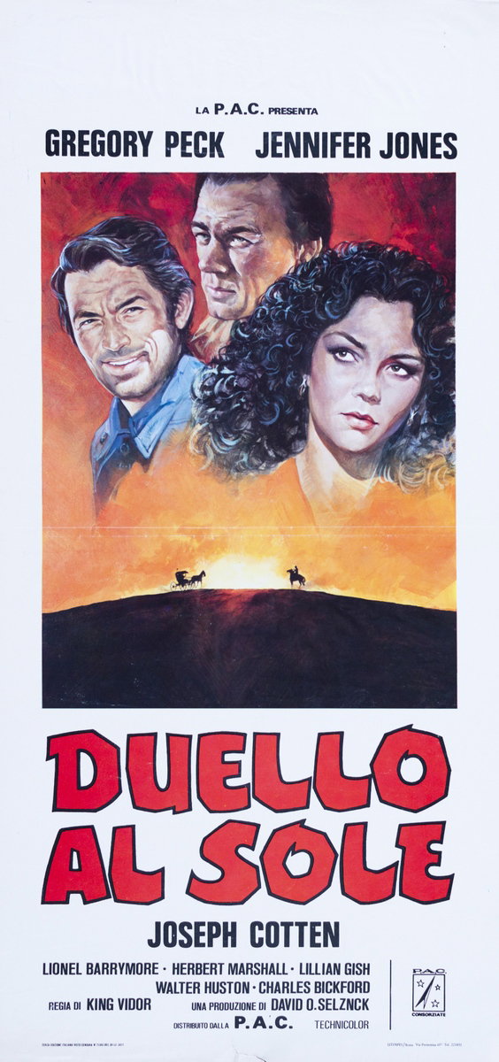Locandina 2 per il film Duello al sole (1946)
