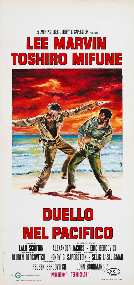 Hell in the Pacific - Lobby Card 1