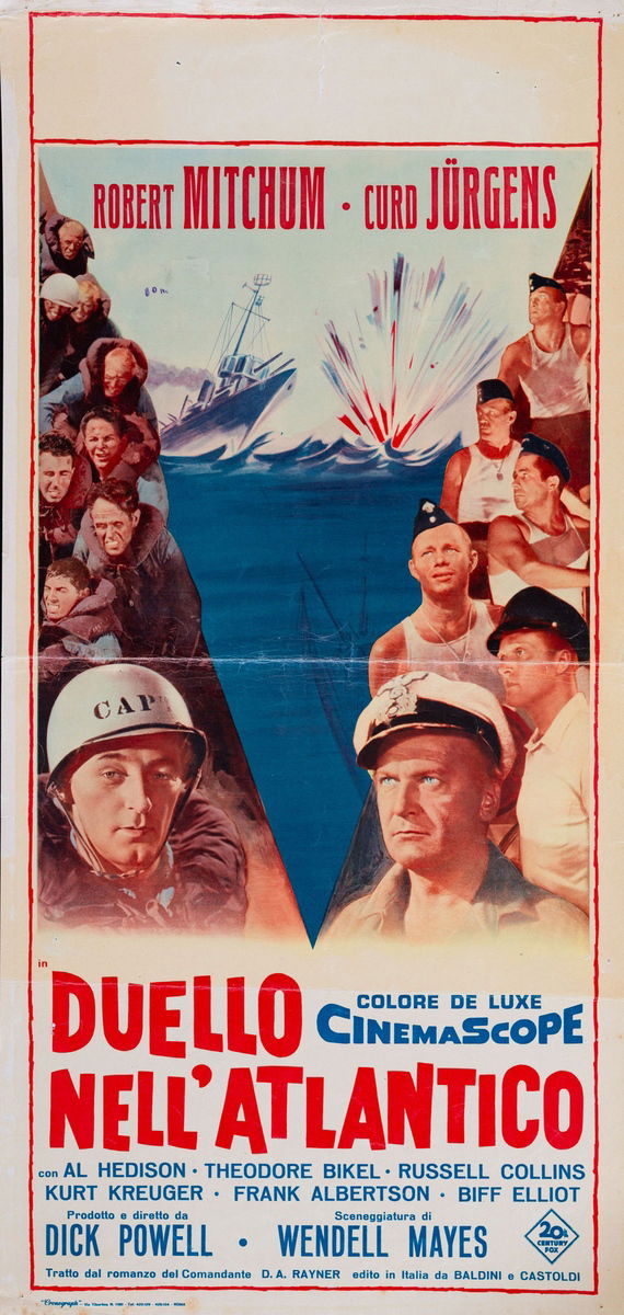 The Enemy Below - Lobby Card 1