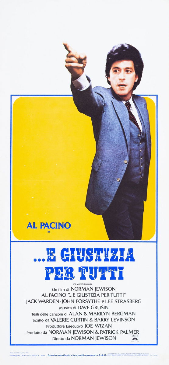 ...e giustizia per tutti - Locandina 1