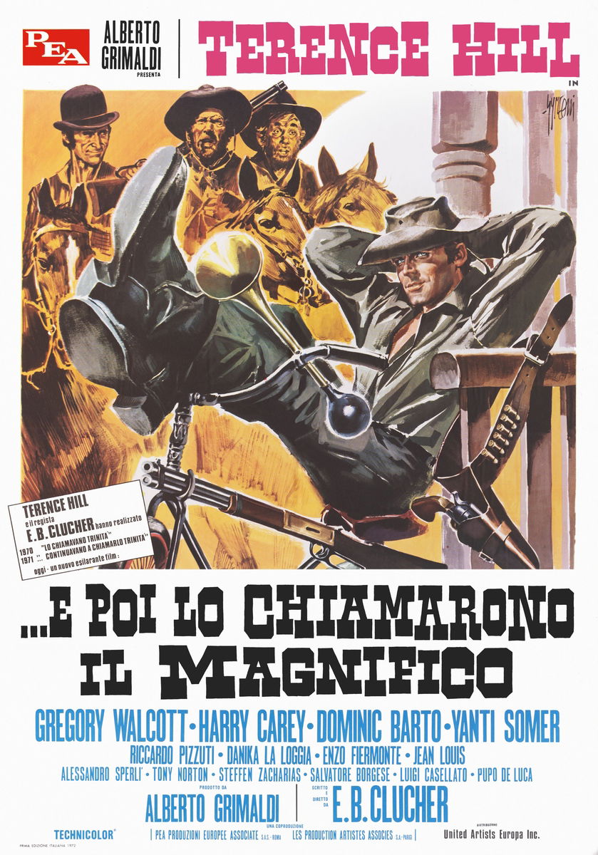...E poi lo chiamarono il magnifico - Manifesto 1