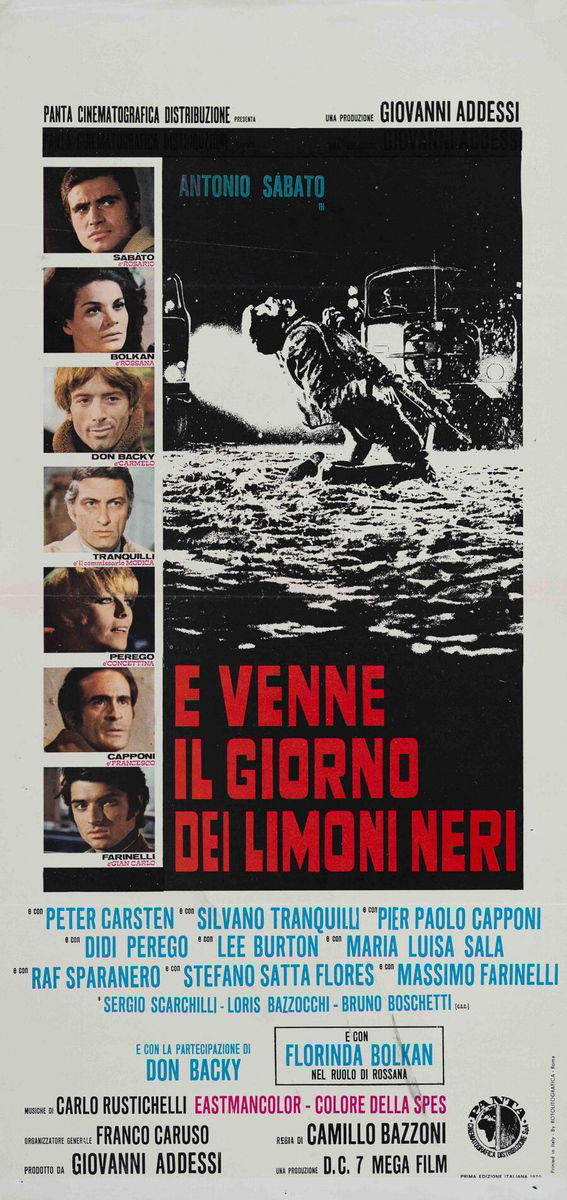 E venne il giorno dei limoni neri - Locandina 1