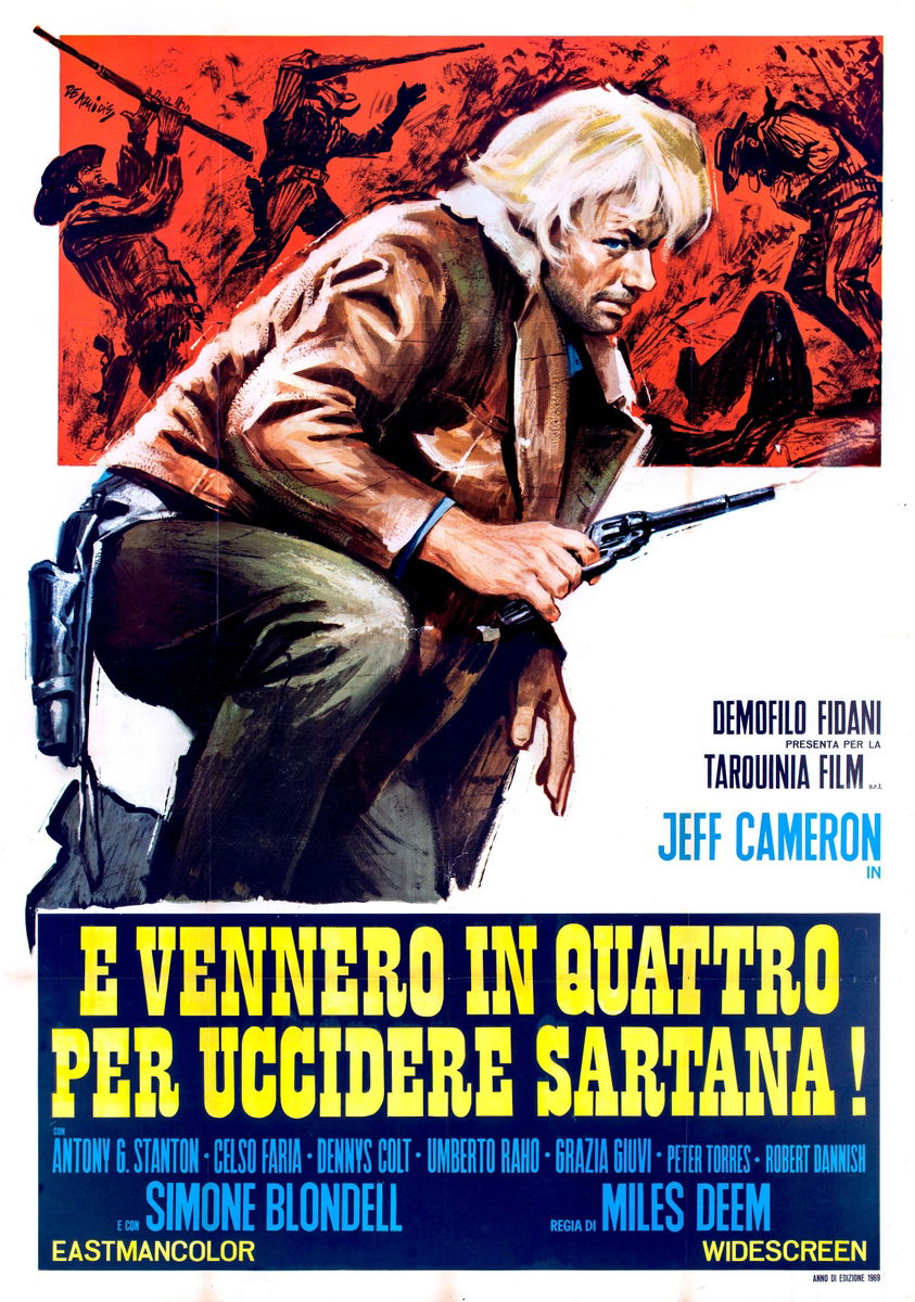e vennero in quattro per uccidere Sartana! - Manifesto 1