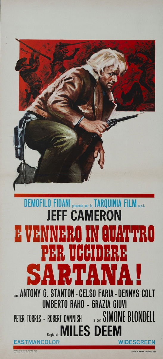 e vennero in quattro per uccidere Sartana! - Locandina 1