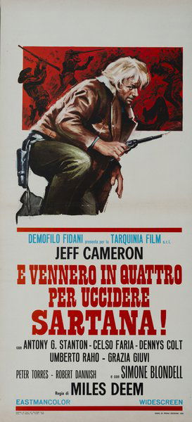 e vennero in quattro per uccidere Sartana!