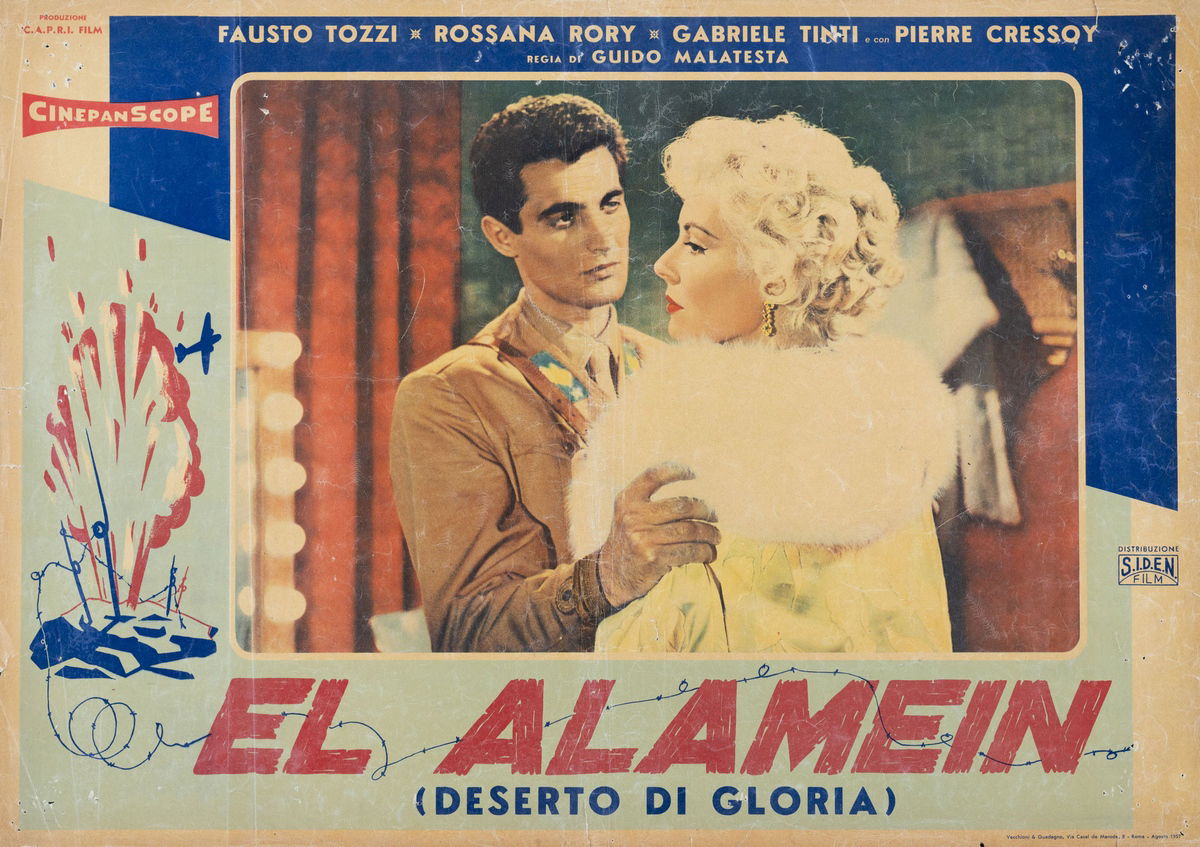 El Alamein - Deserto di gloria - Fotobusta 1