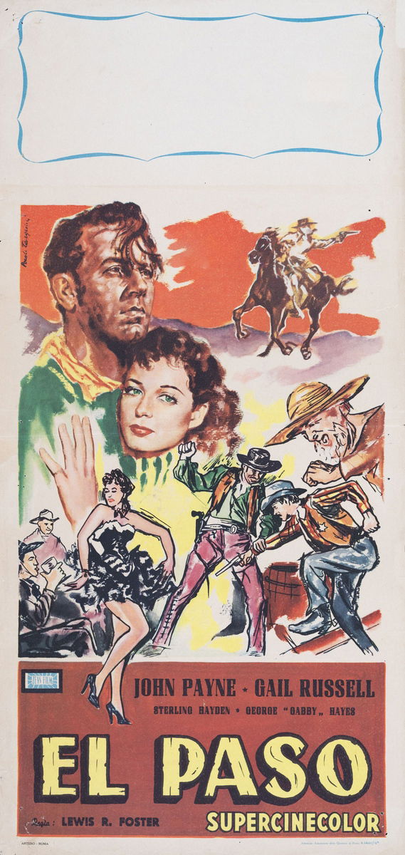 El Paso - Lobby Card 1