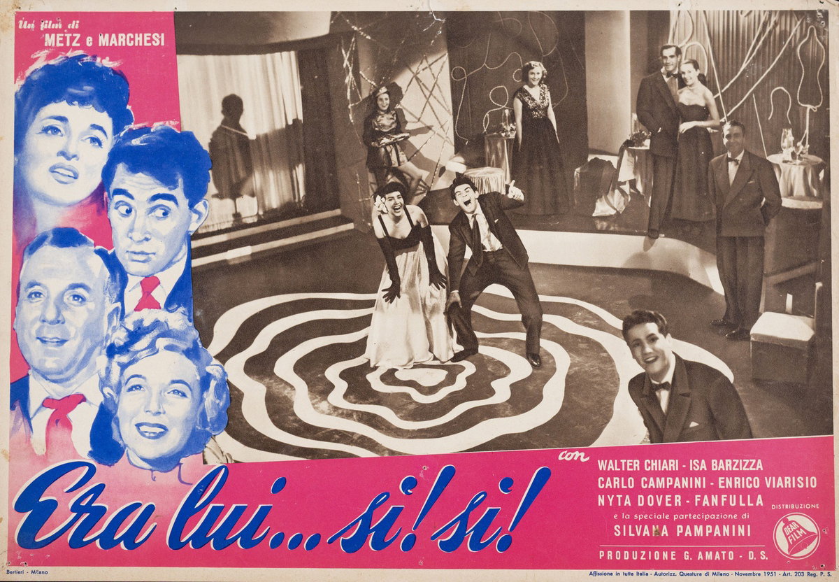 Fotobusta 3 per il film Era lui, sì, sì! (1951)