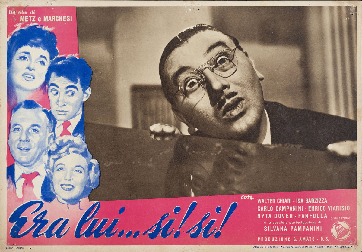 Fotobusta 2 per il film Era lui, sì, sì! (1951)