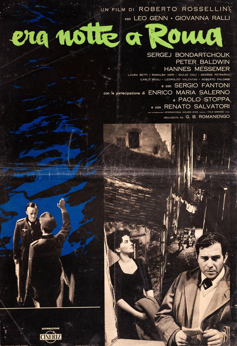 Lobby Card 5 for the film Escape by Night (1960), painted by Creazione Sant'Andrea