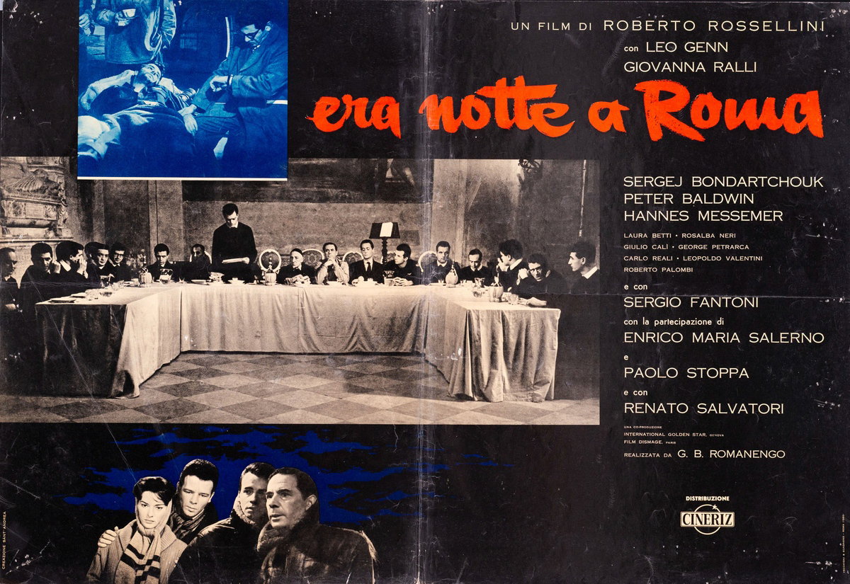 Lobby Card 7 for the film Escape by Night (1960), painted by Creazione Sant'Andrea