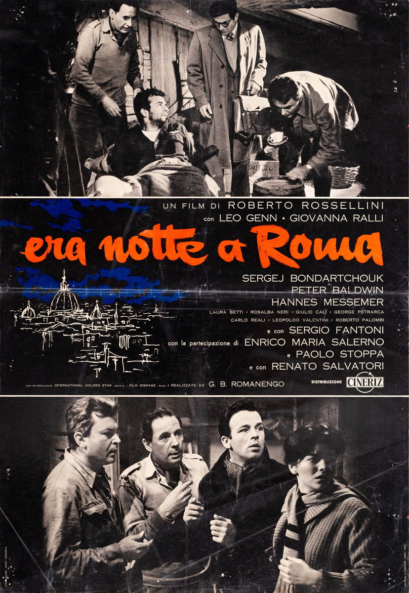 Lobby Card 2 for the film Escape by Night (1960), painted by Creazione Sant'Andrea
