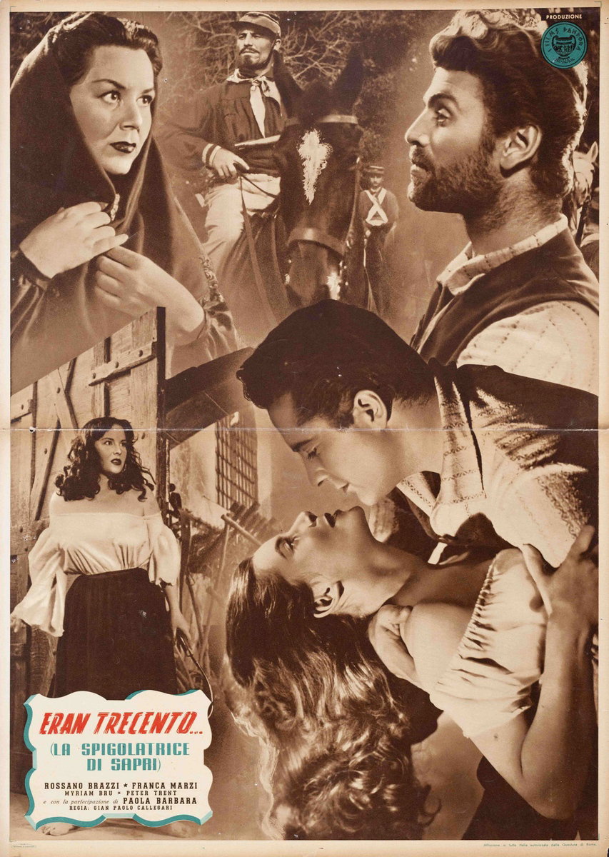 Fotobusta 2 per il film Eran trecento (1952)