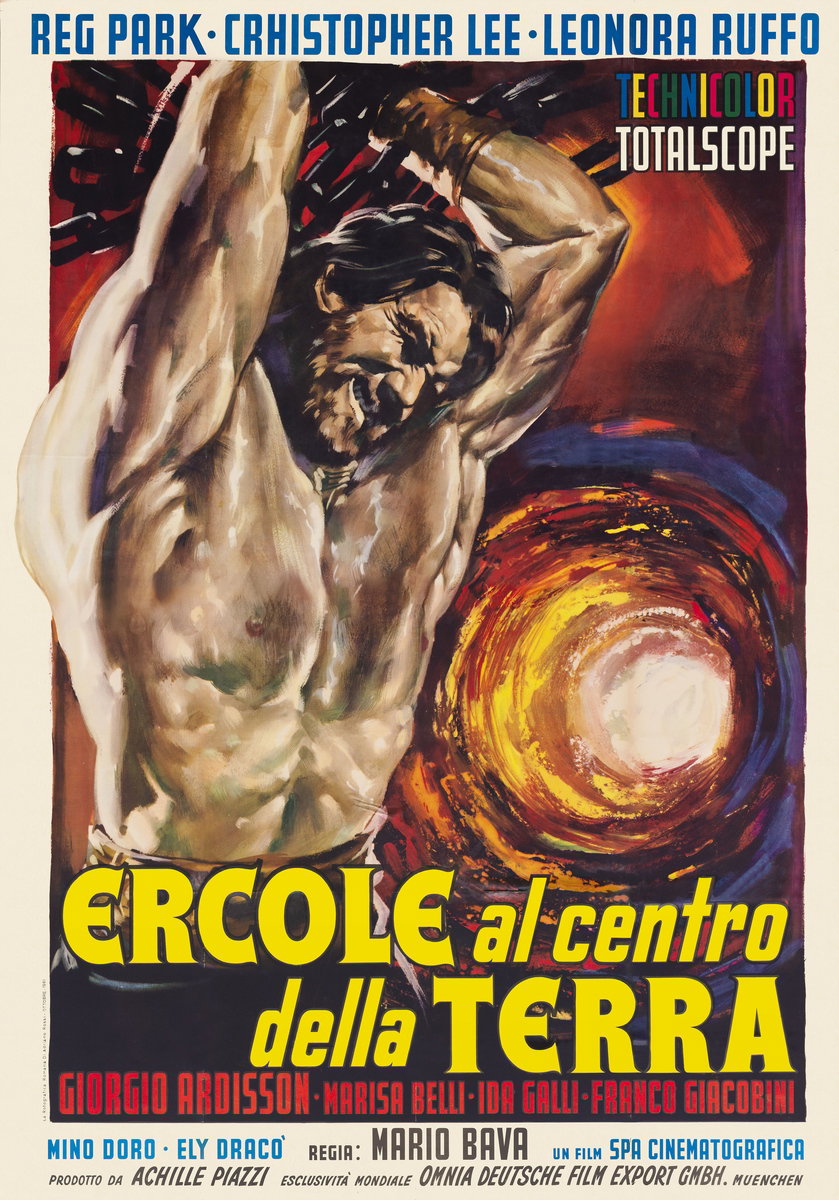 Ercole al centro della terra - Manifesto 2