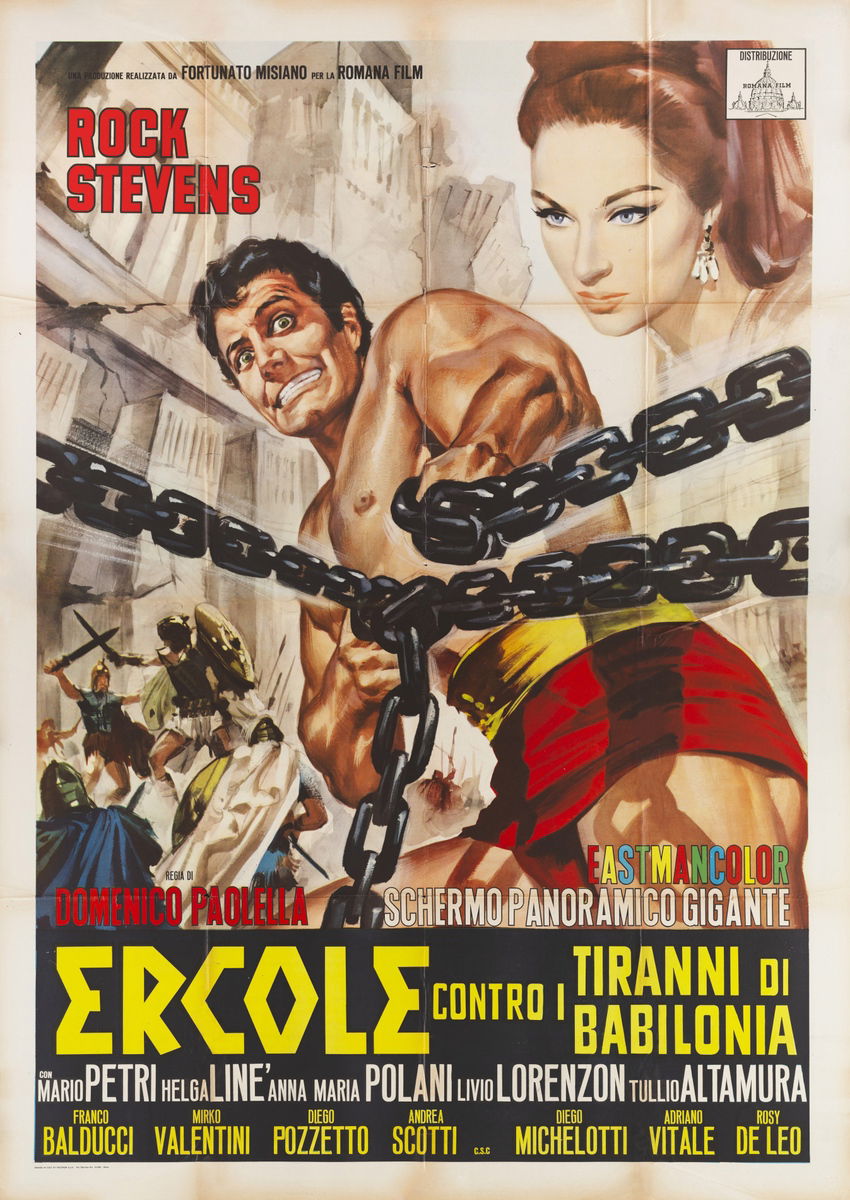 Ercole Contro i Tiranni di Babilonia - Manifesto 1