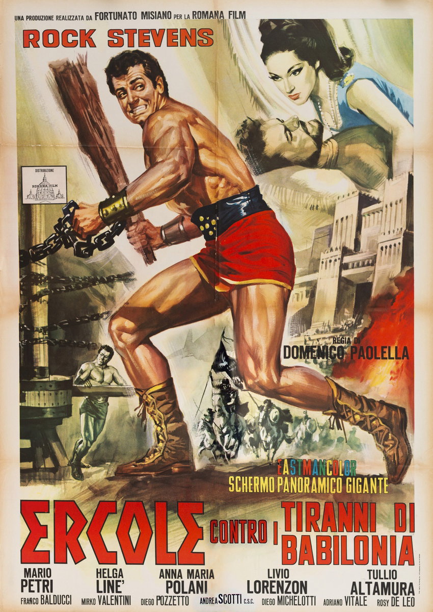 Poster 3 for the film Hercules and the Tyrants of Babylon (1964)