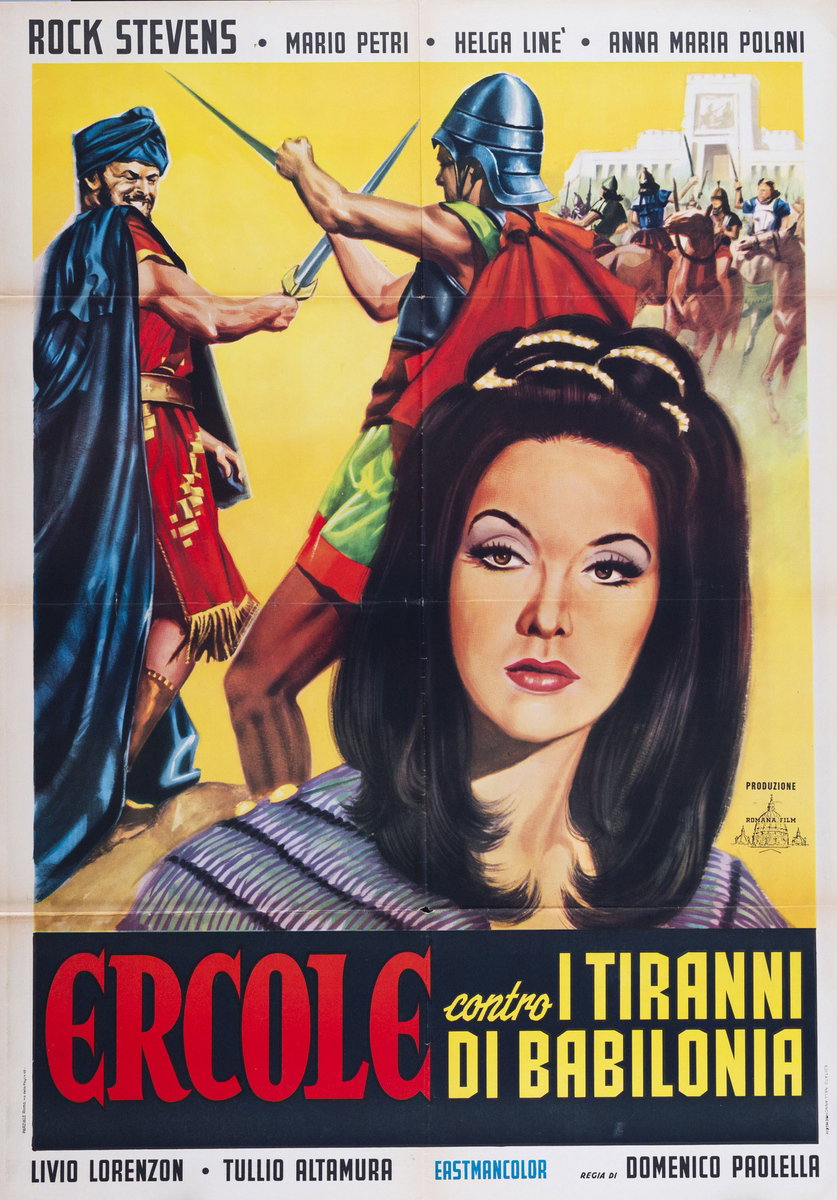 Poster 4 for the film Hercules and the Tyrants of Babylon (1964)