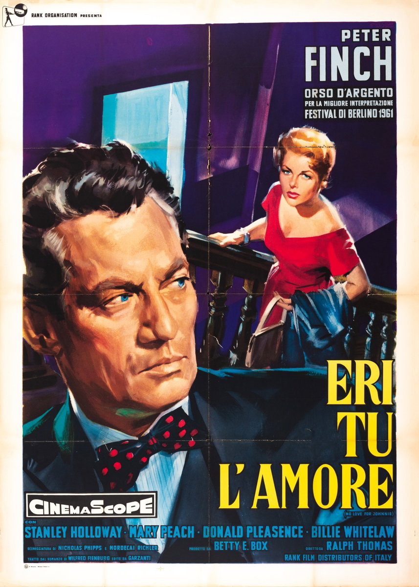 Manifesto 3 per il film Eri tu l'amore (1961), dipinto da Giuliano Nistri