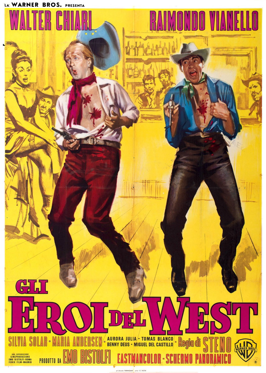Manifesto 3 per il film Gli eroi del West (1963)