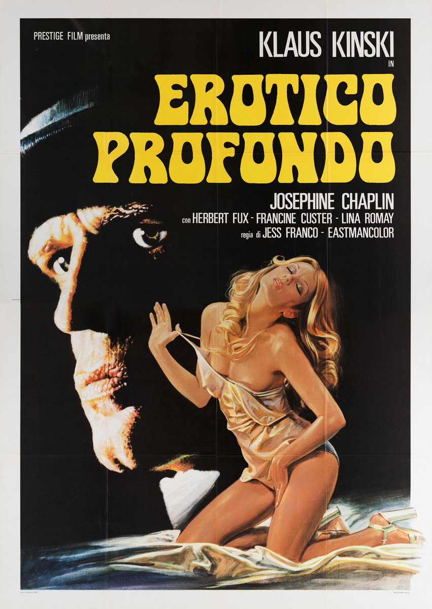 Manifesto 2 per il film Erotico profondo (1976)