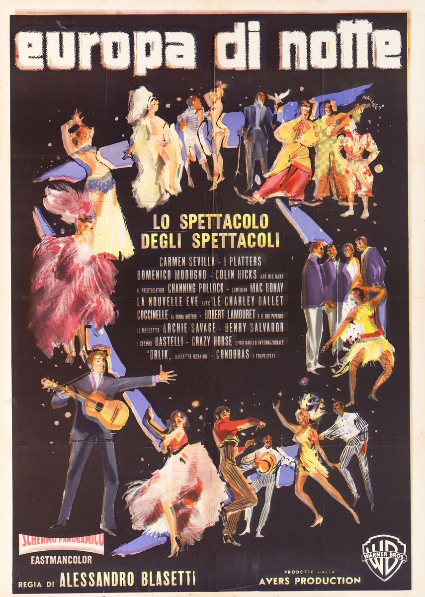 Europa di notte - Manifesto 1