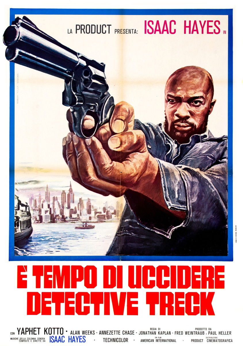 É tempo di uccidere detective Treck - Manifesto 1