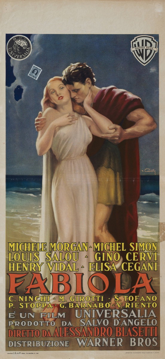 Locandina 2 per il film Fabiola (1949)