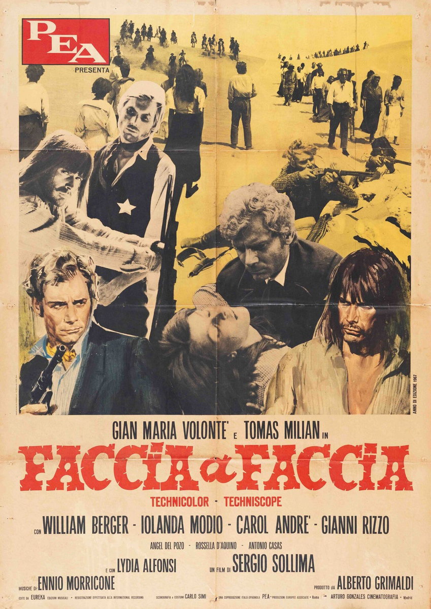 Manifesto 2 per il film Faccia a faccia (1967)