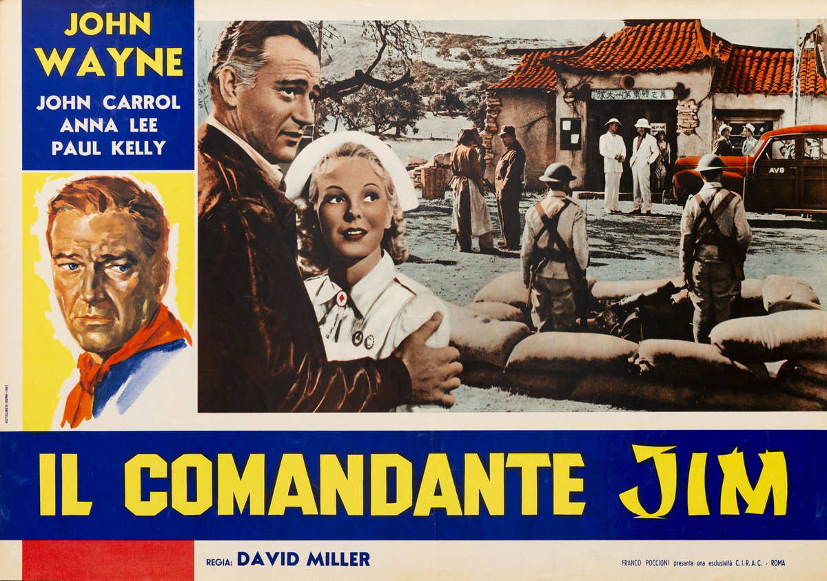 Fotobusta 5 per il film I falchi di Rangoon (1942)